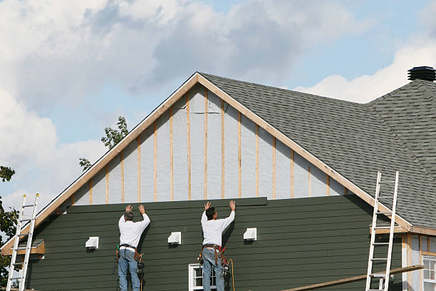 Professional Siding Contractor technician working in Covington, OH